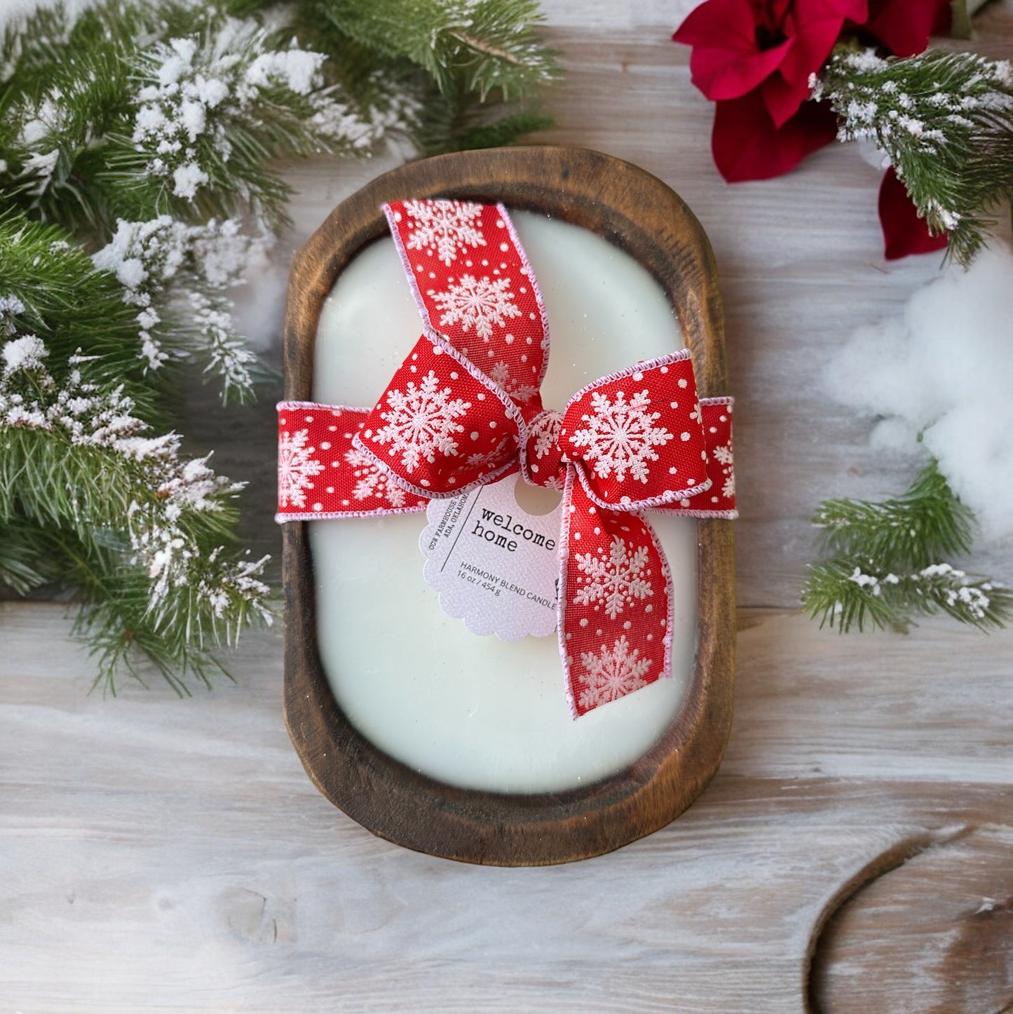 Dough Bowl Candles Holiday Wonderland