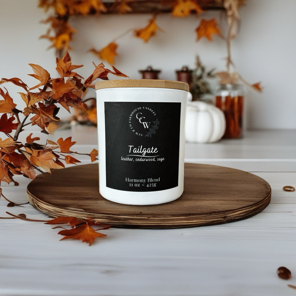 Fall Cottage Jar