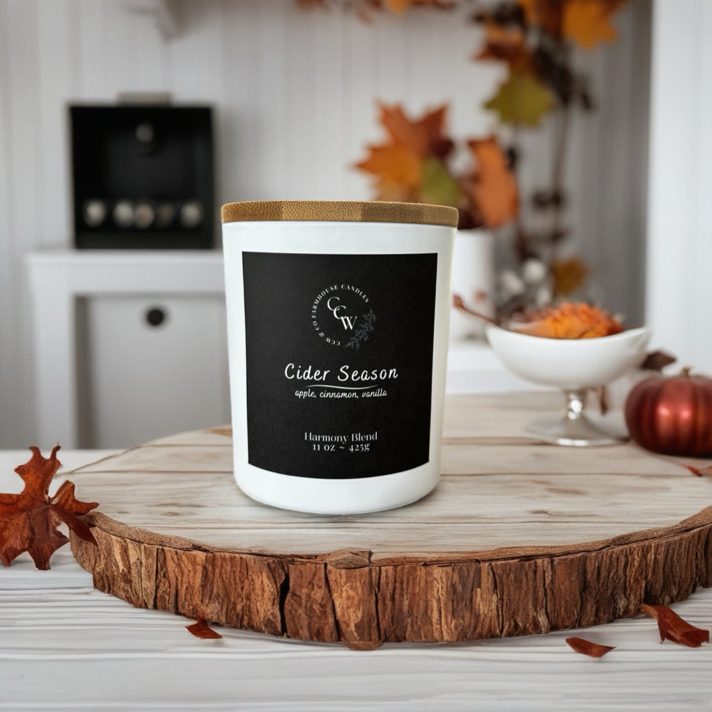 Fall Cottage Jar