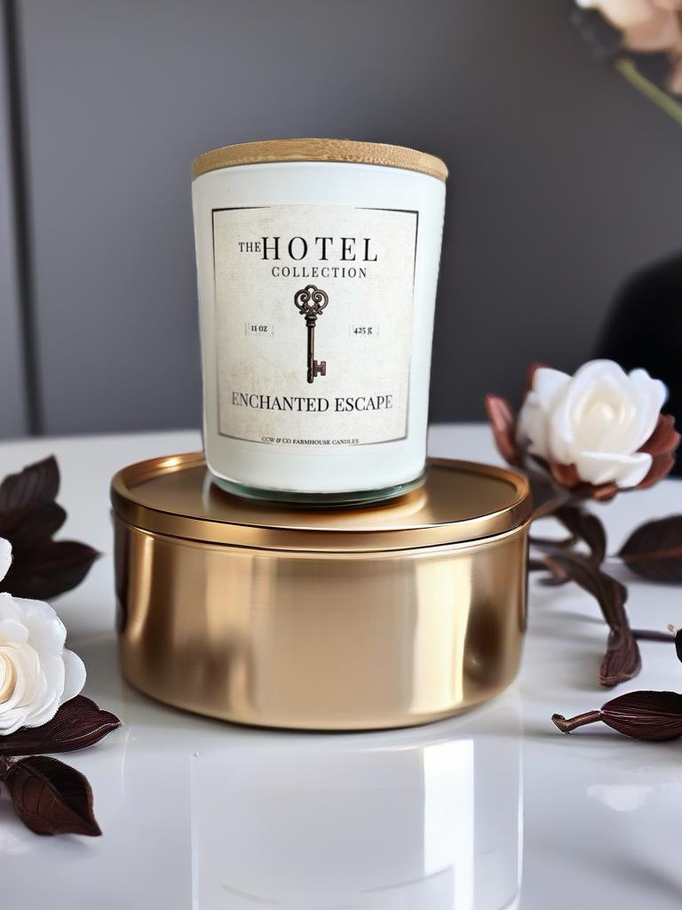 Hotel Collection hand poured luxury jar candle Enchanted Escape