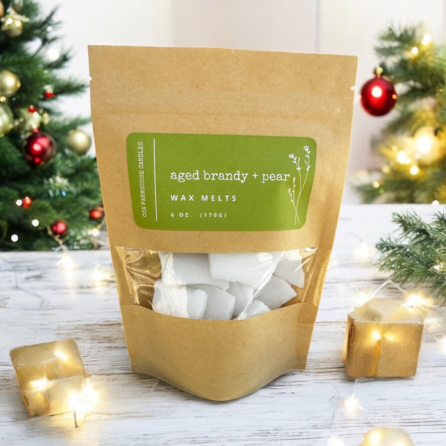 Wax Melts Aged Brandy + Pear
