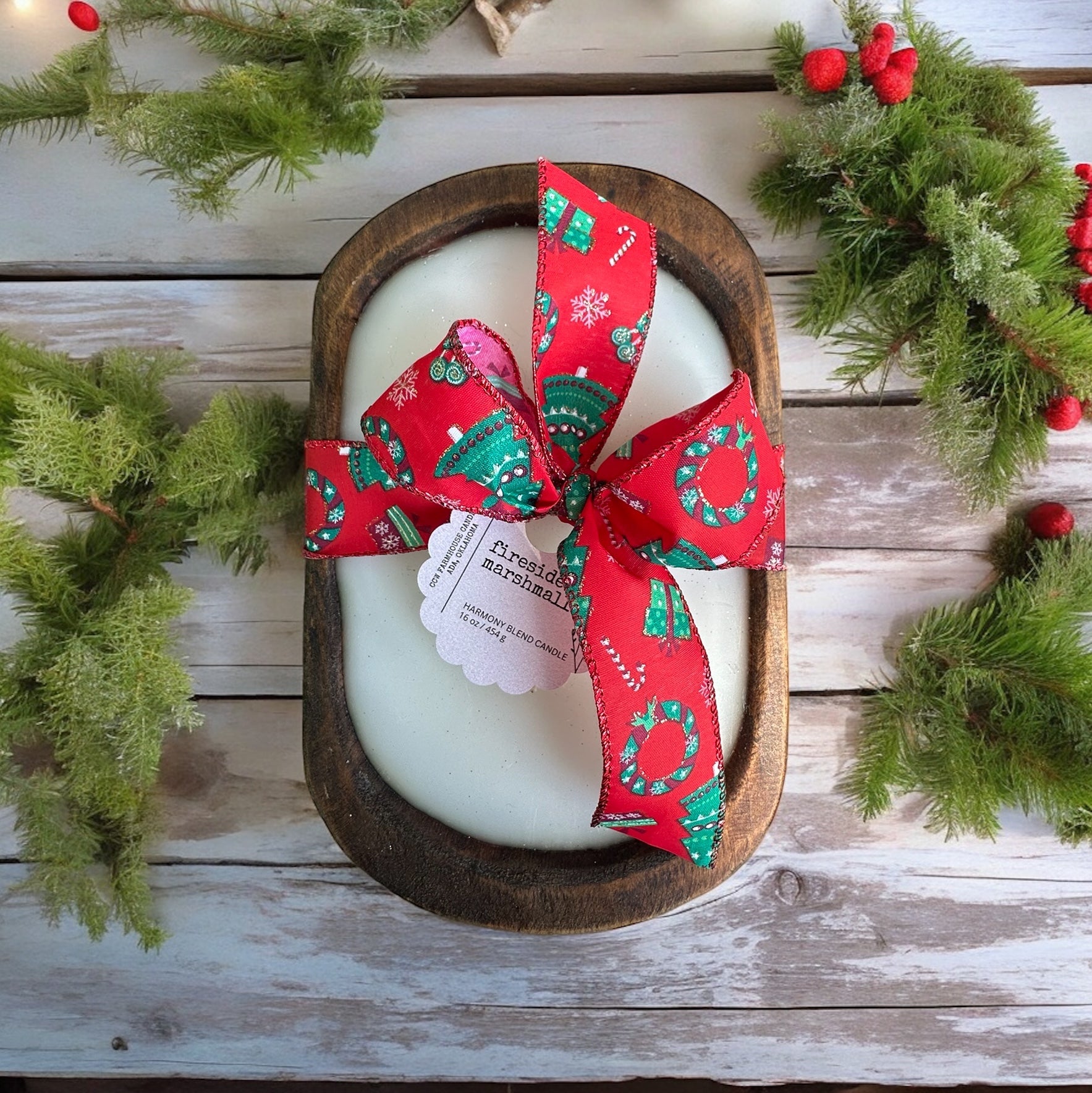 Dough Bowl Candles Fireside Marshmallow