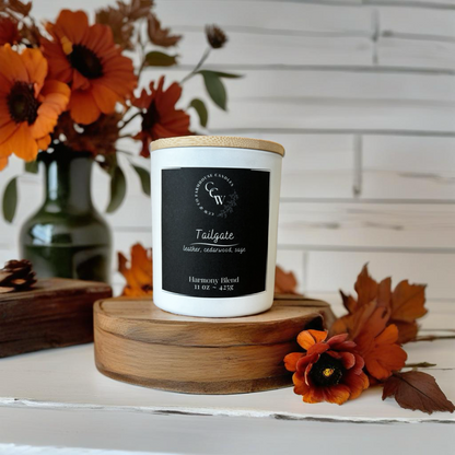 Fall Cottage Jar