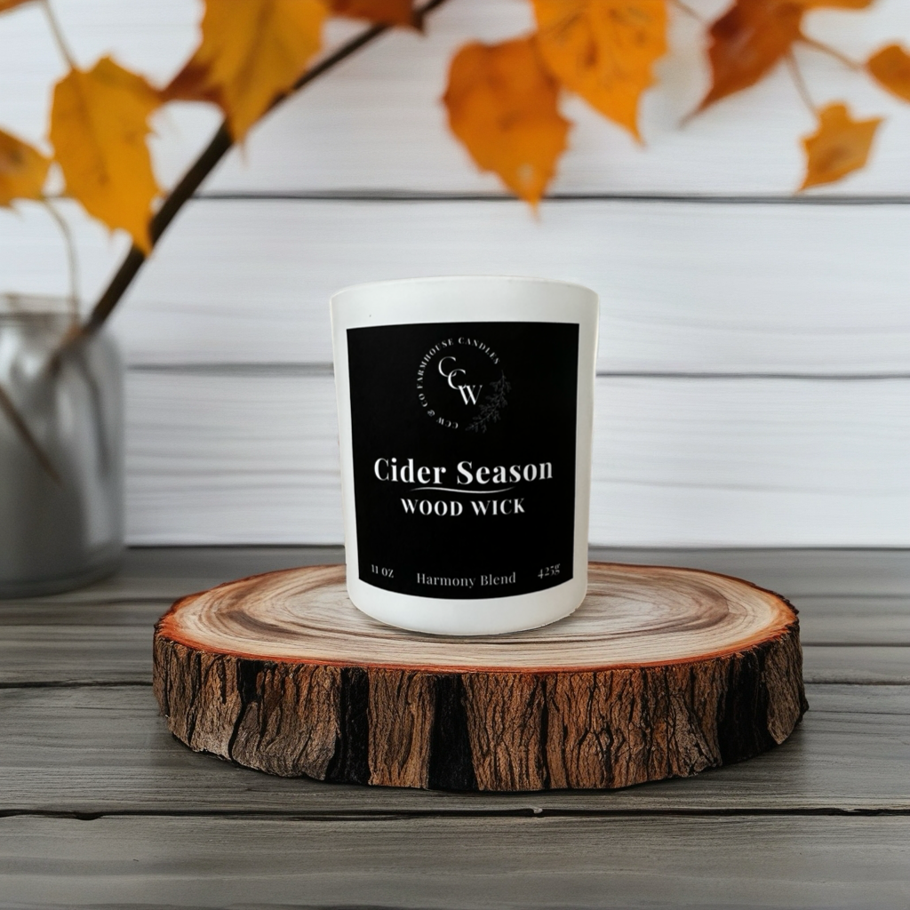 Wood Wick Cottage Jar ~ Fall Collection