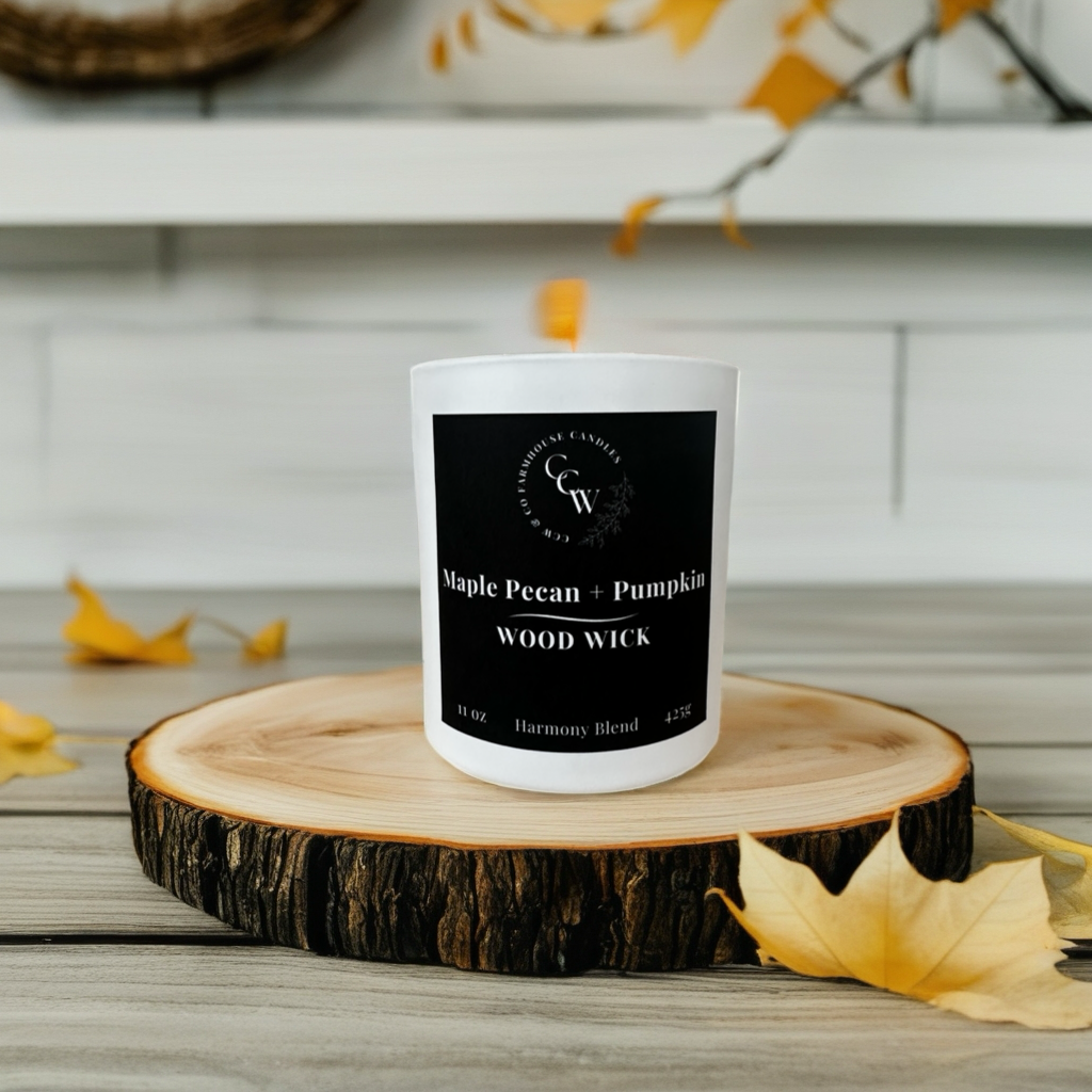 Wood Wick Cottage Jar ~ Fall Collection