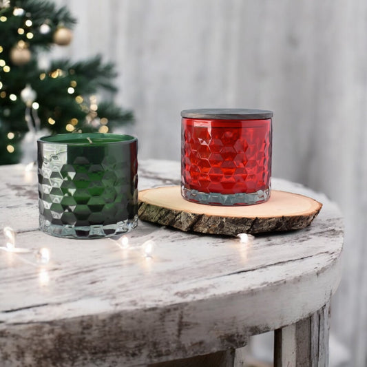 Vintage Holiday Jar Candles