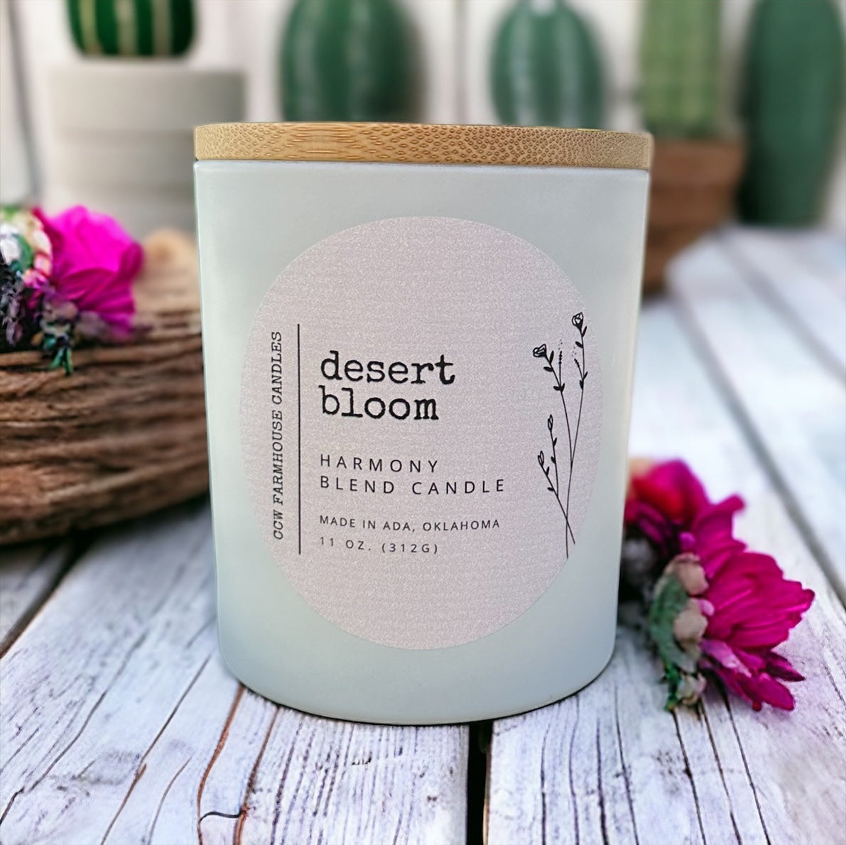 Country Cottage Jar Candle Desert Bloom