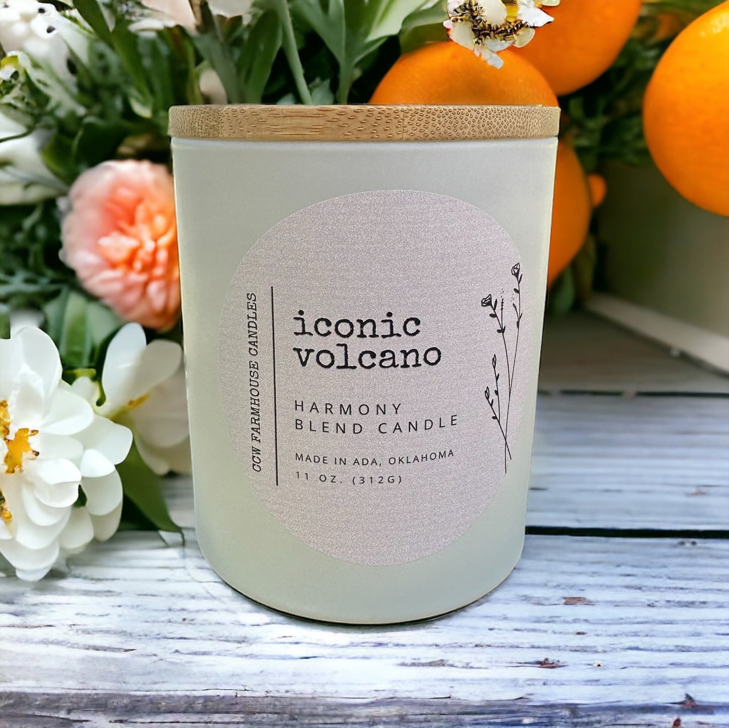Country Cottage Jar Candle Iconic Volcano
