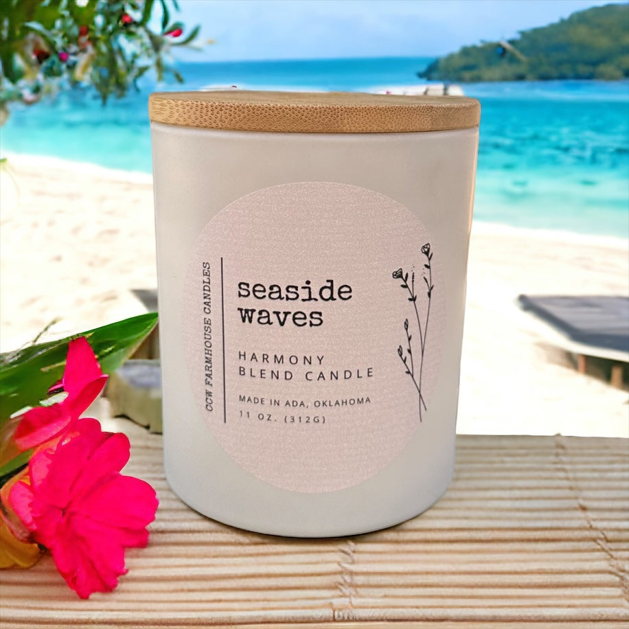 Country Cottage Jar Candle Seaside Waves