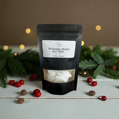 A cozy home fragrance with cinnamon, brown sugar, apple butter, and clove – warm inviting scent that feels like home – handmade wax melts by CCW & Co farmhouse candles.
