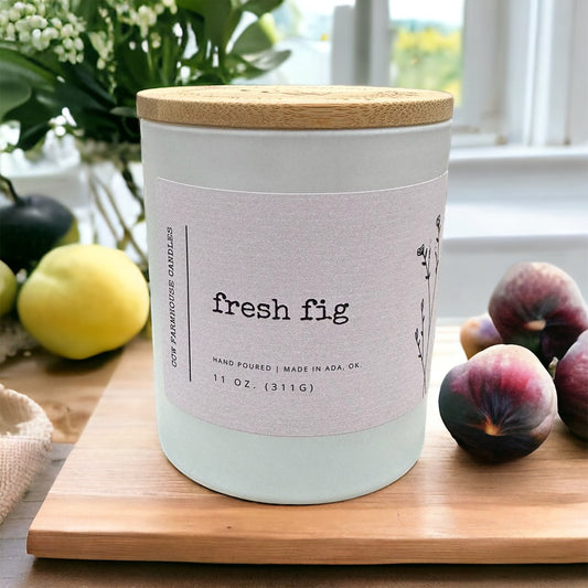 Country Cottage Jar Candle Fresh Fig