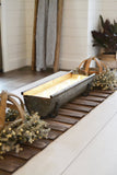 Metal Trough Candle